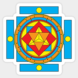 Merkaba Mandala Sticker